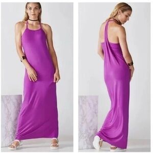 NWT Fabletics Neema Maxi Dress Freesia Size M